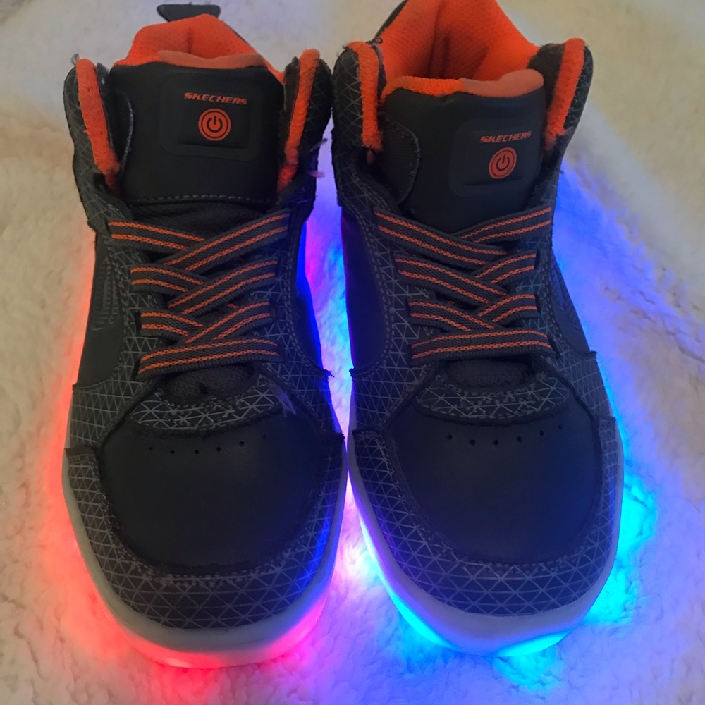 Skechers Energy Lights light up boys shoes size 2